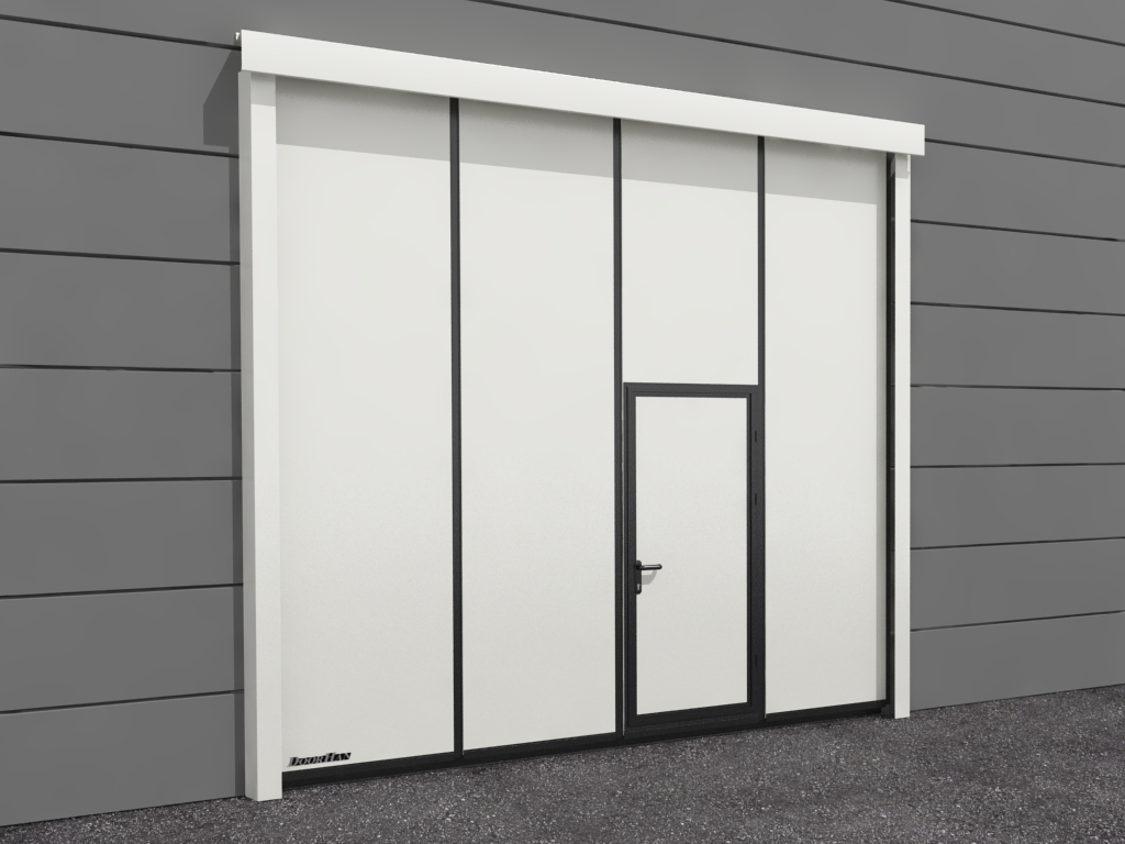 Монтаж на внешней стороне стены подходит в том случае, когда условия внутри здания более жесткие, чем снаружи или при дефиците свободного пространства внутри здания.